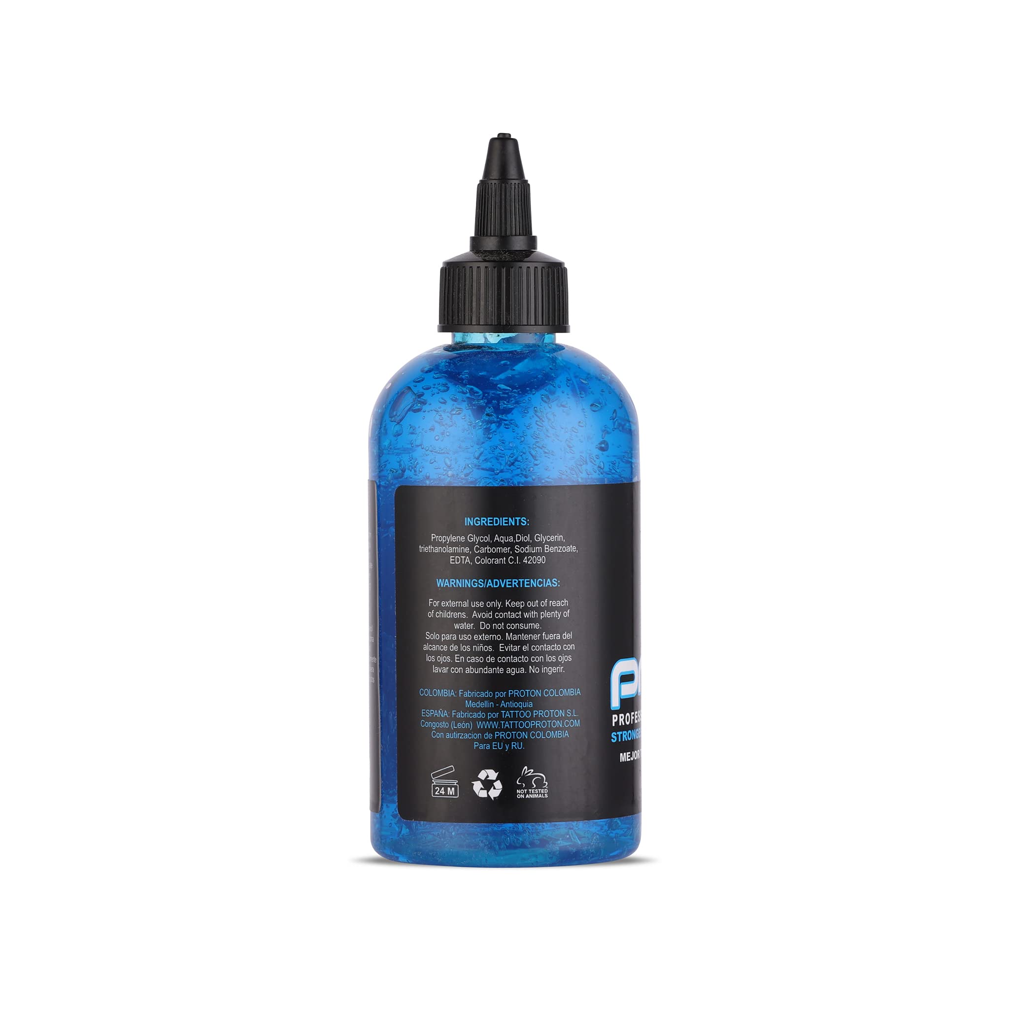 Dynamic Color Co Proton Stencil Primer Gel — Long-Lasting, Smudge-Proof, Blue, 8oz