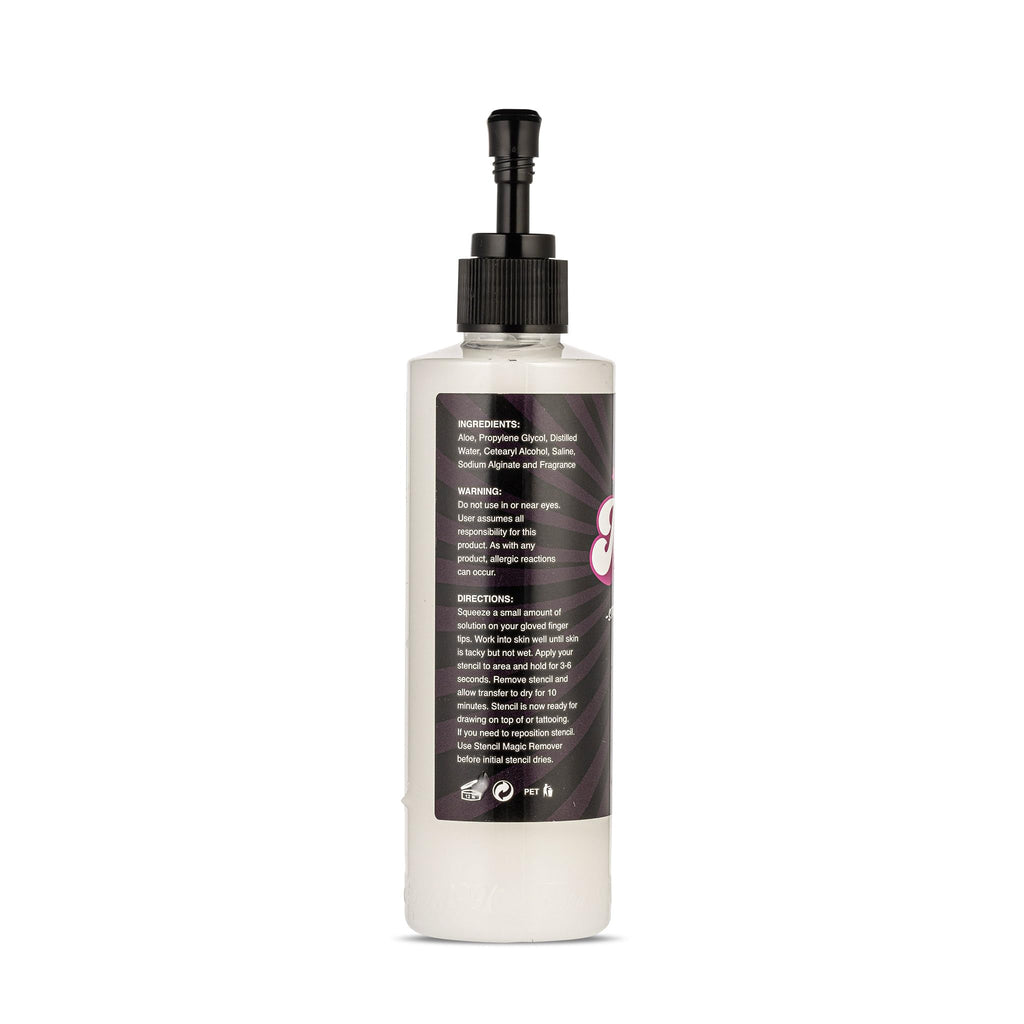 Stencil Magic by Dynamic Color Co – Tattoo Stencil Transfer Gel, Easy Application, No Smear, Fast Dry, USA Made, 8 oz