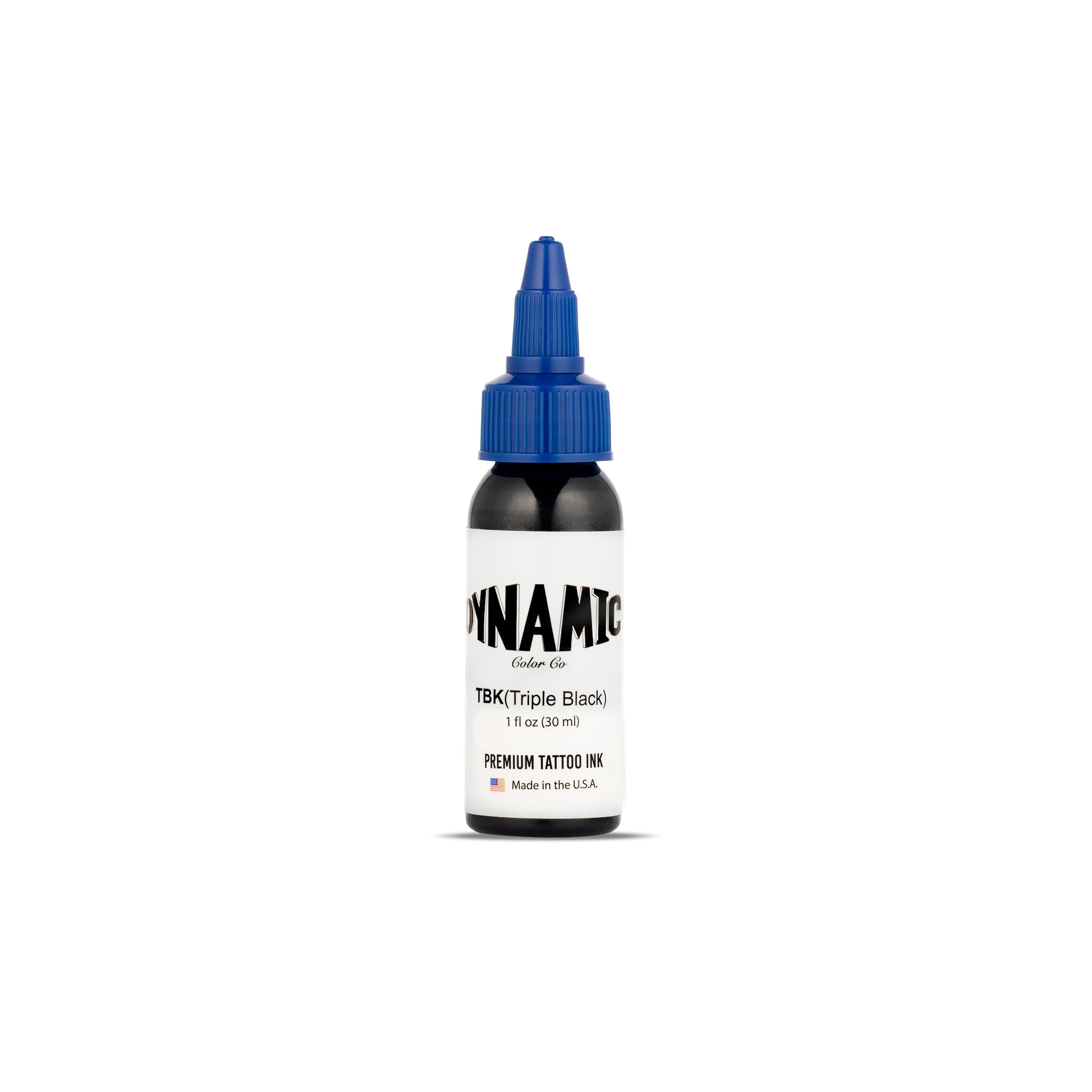 Dynamic Color Co Triple Black Ink Bottle 1oz – Pre-Dispersed Vegan Tattoo Ink
