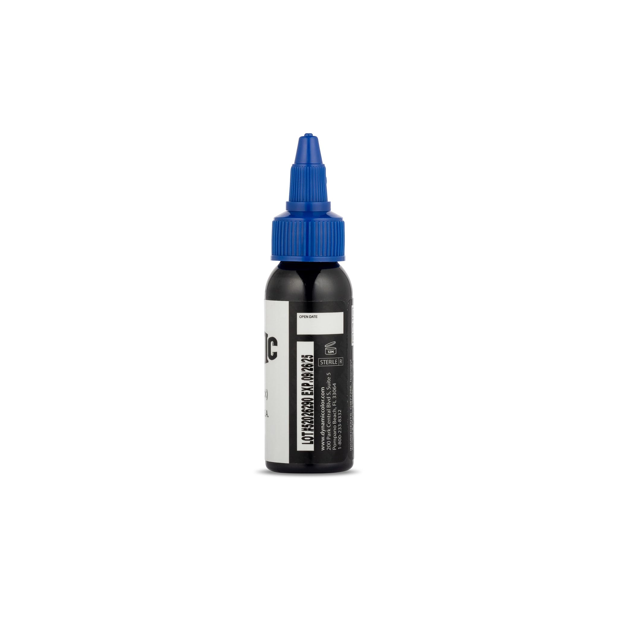 Dynamic Color Co Triple Black Ink Bottle 1oz – Pre-Dispersed Vegan Tattoo Ink
