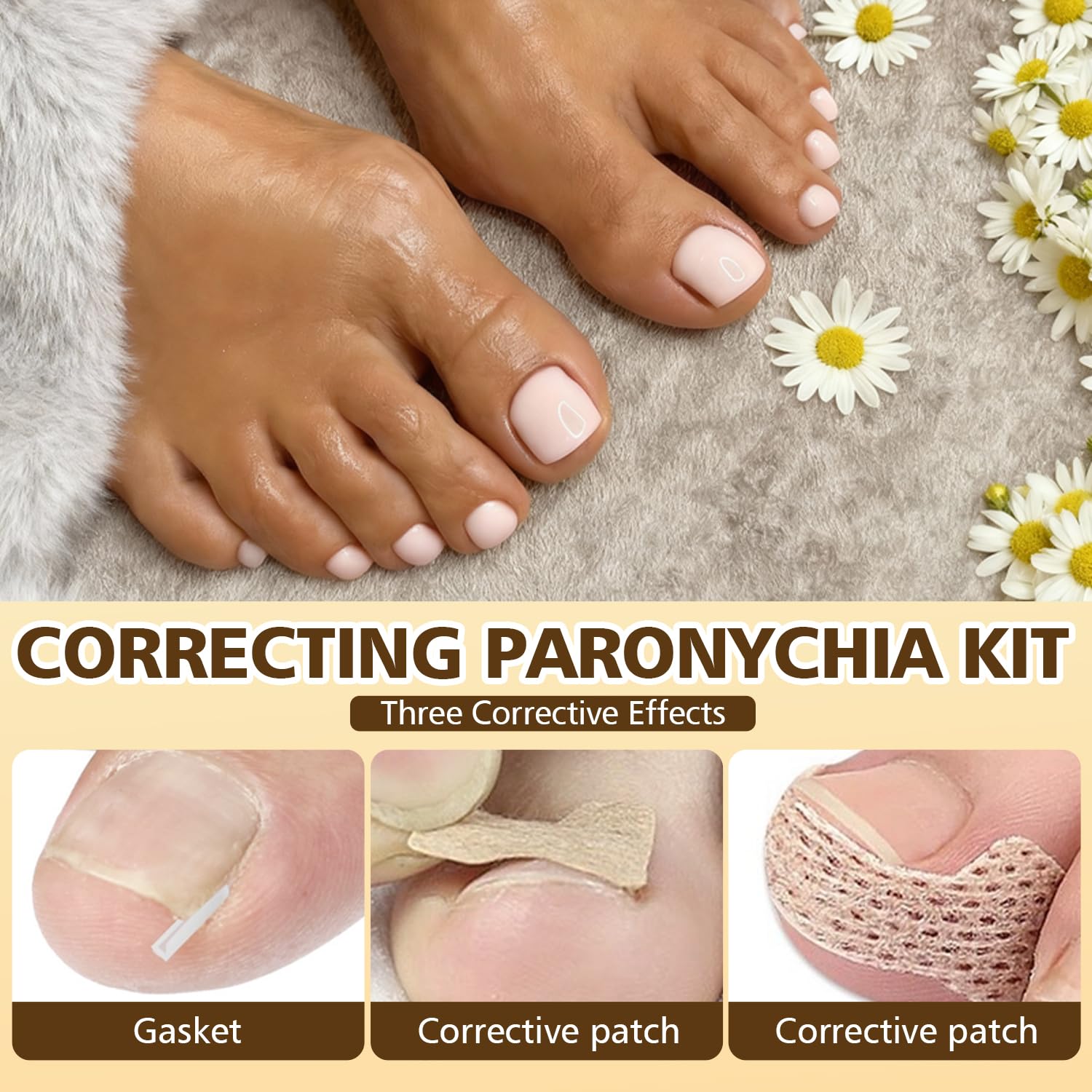 Dynaxor Ingrown Toenail Corrector Kit with Magnifier – Home Nail Care Tools