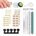Dynaxor Ingrown Toenail Corrector Kit with Magnifier – Home Nail Care Tools