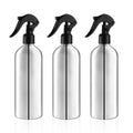 DynnnDy 3 Pack Aluminum Spray Bottles – 500ml, Adjustable Nozzle, Refillable