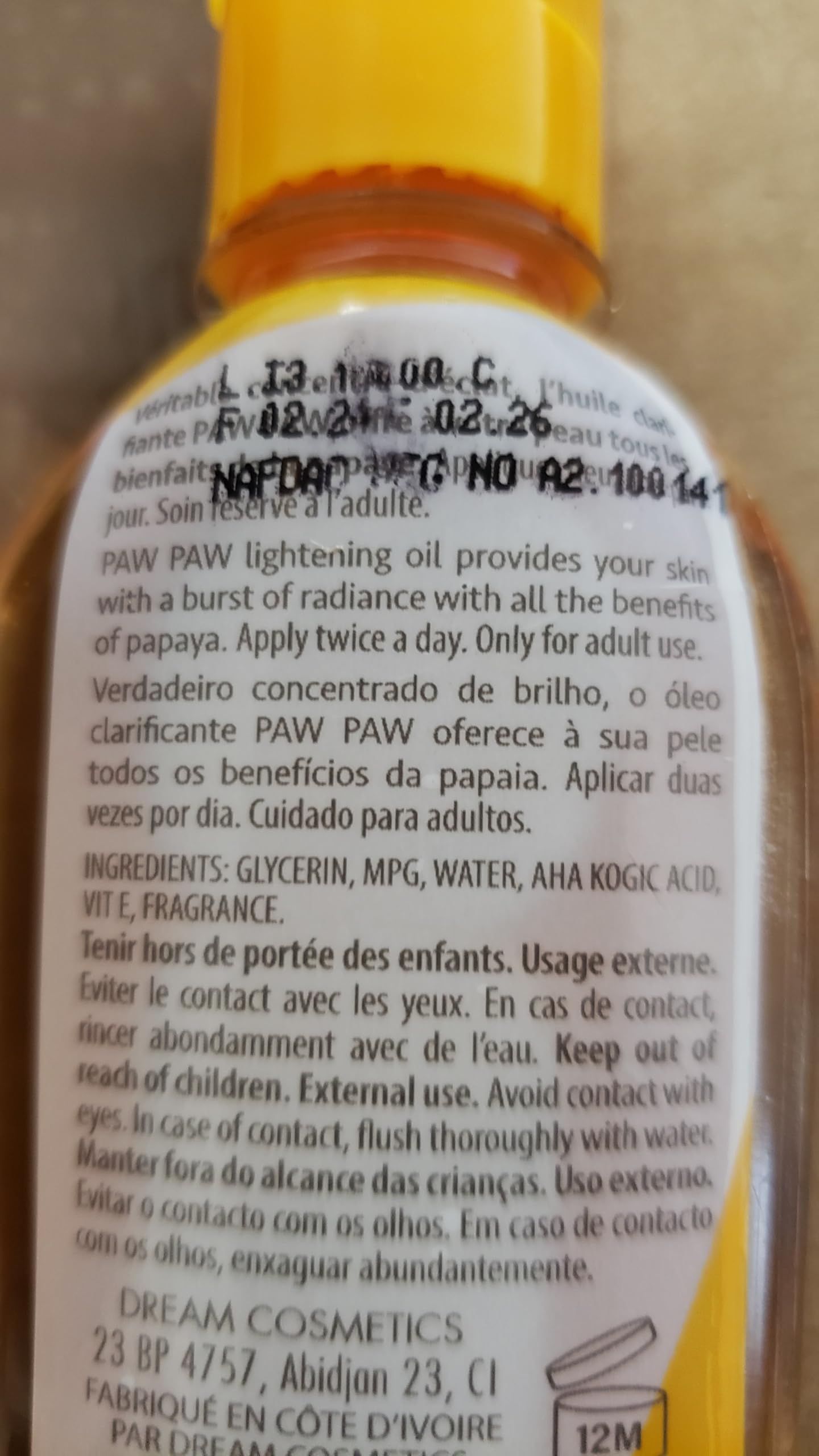 E de B Paw Paw Papaya Clarifying Lotion Set — 500ml Lotion, 1oz Tube, 300ml Jar, 1oz Oil, 7oz Soap