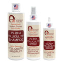 e70 Folliculitis 3-Piece Set: Shampoo, Serum & Body Spray with Salicylic Acid