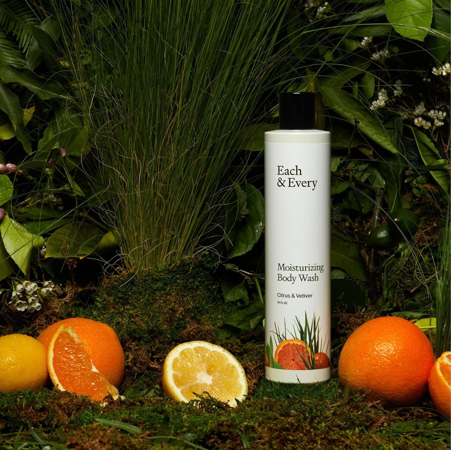 Each & Every Sensitive Skin Body Wash – Citrus & Vetiver | All-Natural, Paraben-Free, Cruelty-Free (10 oz)