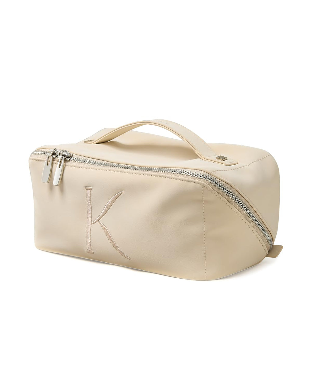 EACHY Personalized Makeup Bag – Travel Cosmetic Case with Zipper & Handle