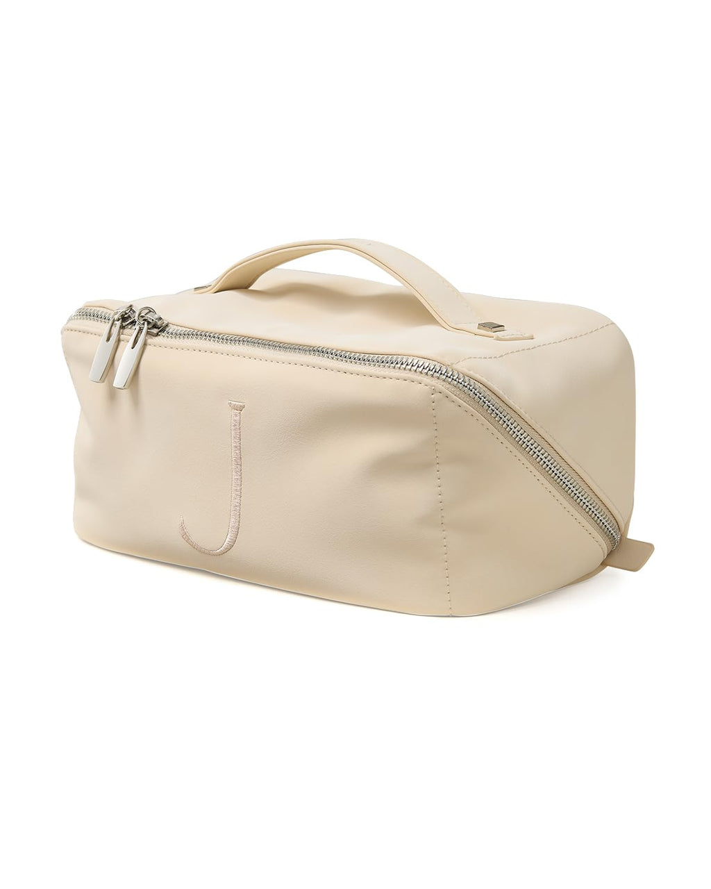 EACHY Personalized Makeup Bag - Travel Cosmetic Bag with Zipper & Handle