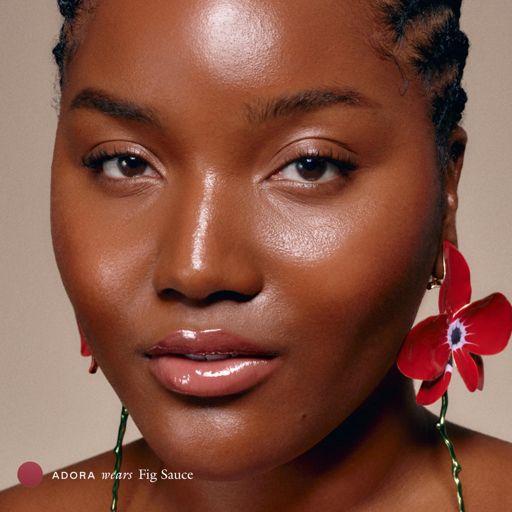 EADEM Le Chouchou Lip Softening Balm — Overnight Hydration, Glossy Lip Care (Fig Sauce)