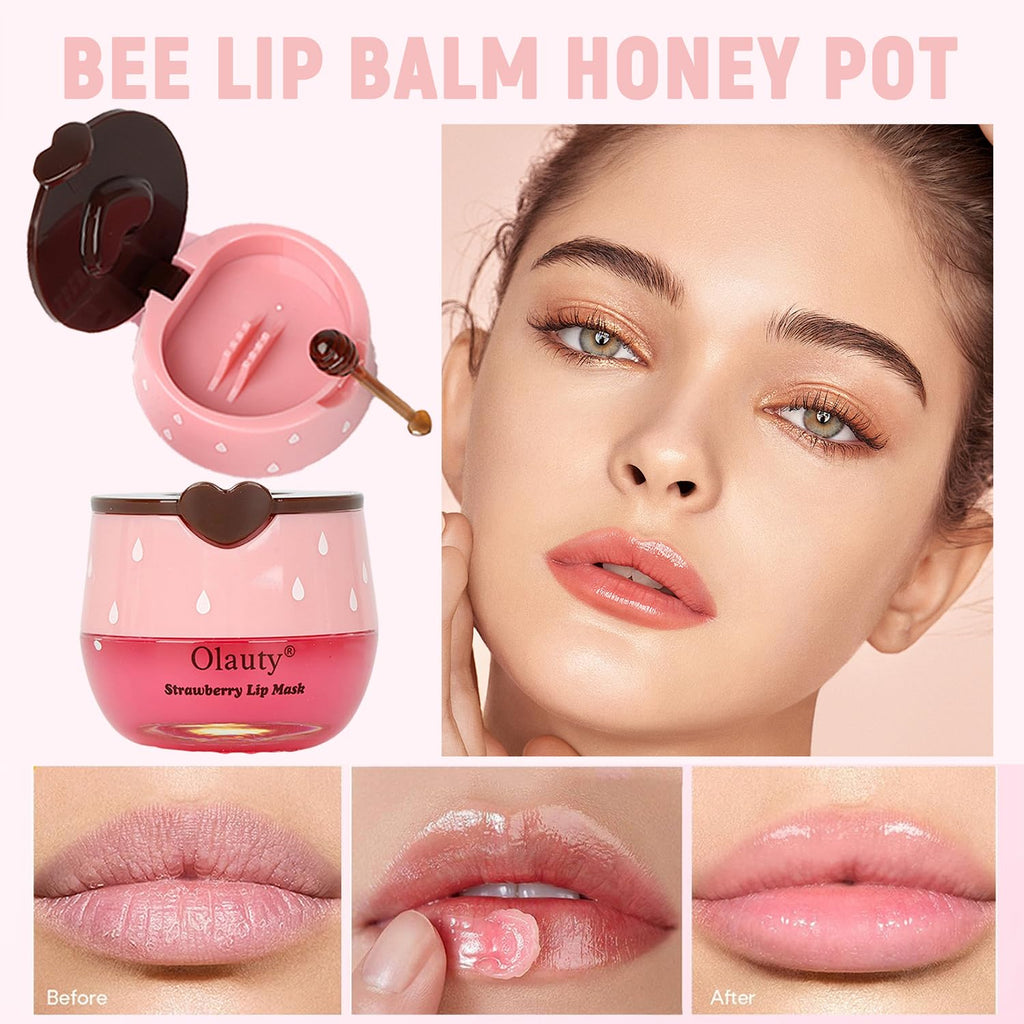 Eakroo 10-Piece Bee Lip Balm Honey Pot Set — Hydration & Shine