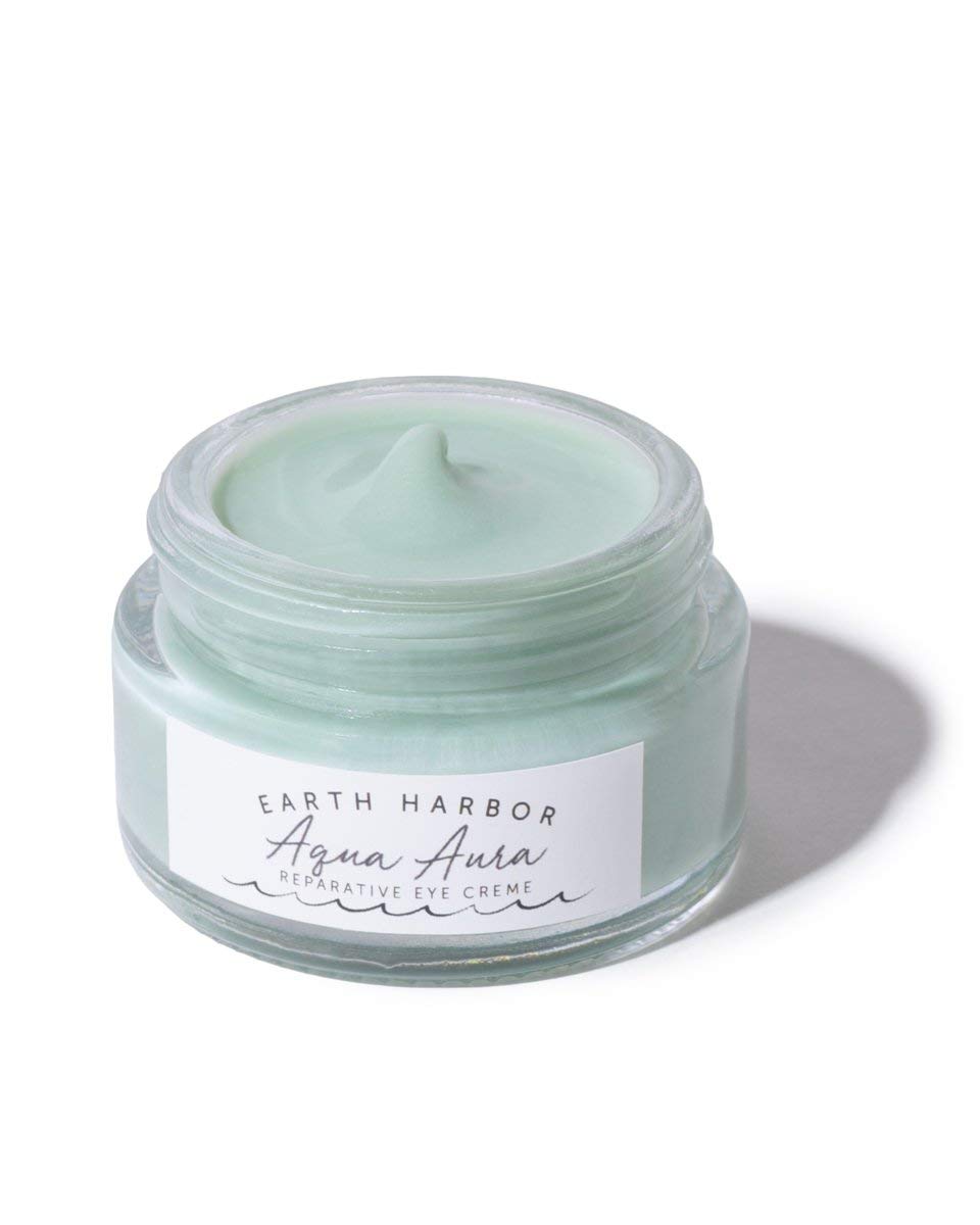 Earth Harbor AQUA AURA Reparative Eye Creme – Renew & Nourish with Blue Tansy & Seaweed Collagen (1/2 oz)