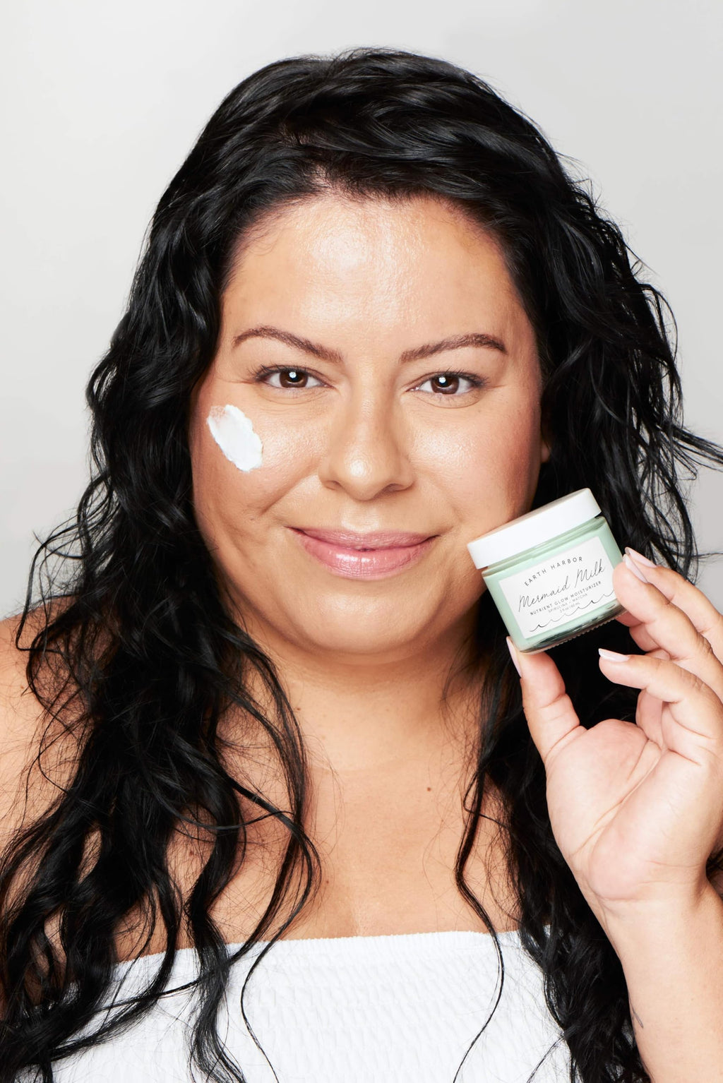 Earth Harbor Mermaid Milk Nutrient Glow Moisturizer | Lightweight Plant-Based Hydration with Matcha & Spirulina