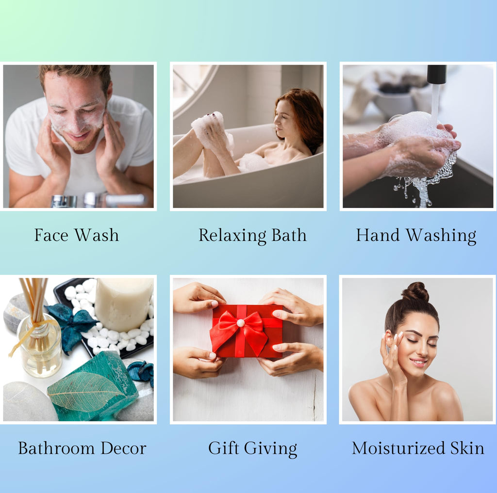 Earth & Home Gemstone Soap & Bath Bomb Set – Relaxing Spa Gift with Crystals