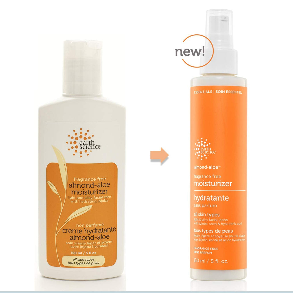 Earth Science Fragrance-Free Almond-Aloe Moisturizer, 2-Pack (2 x 5 oz)