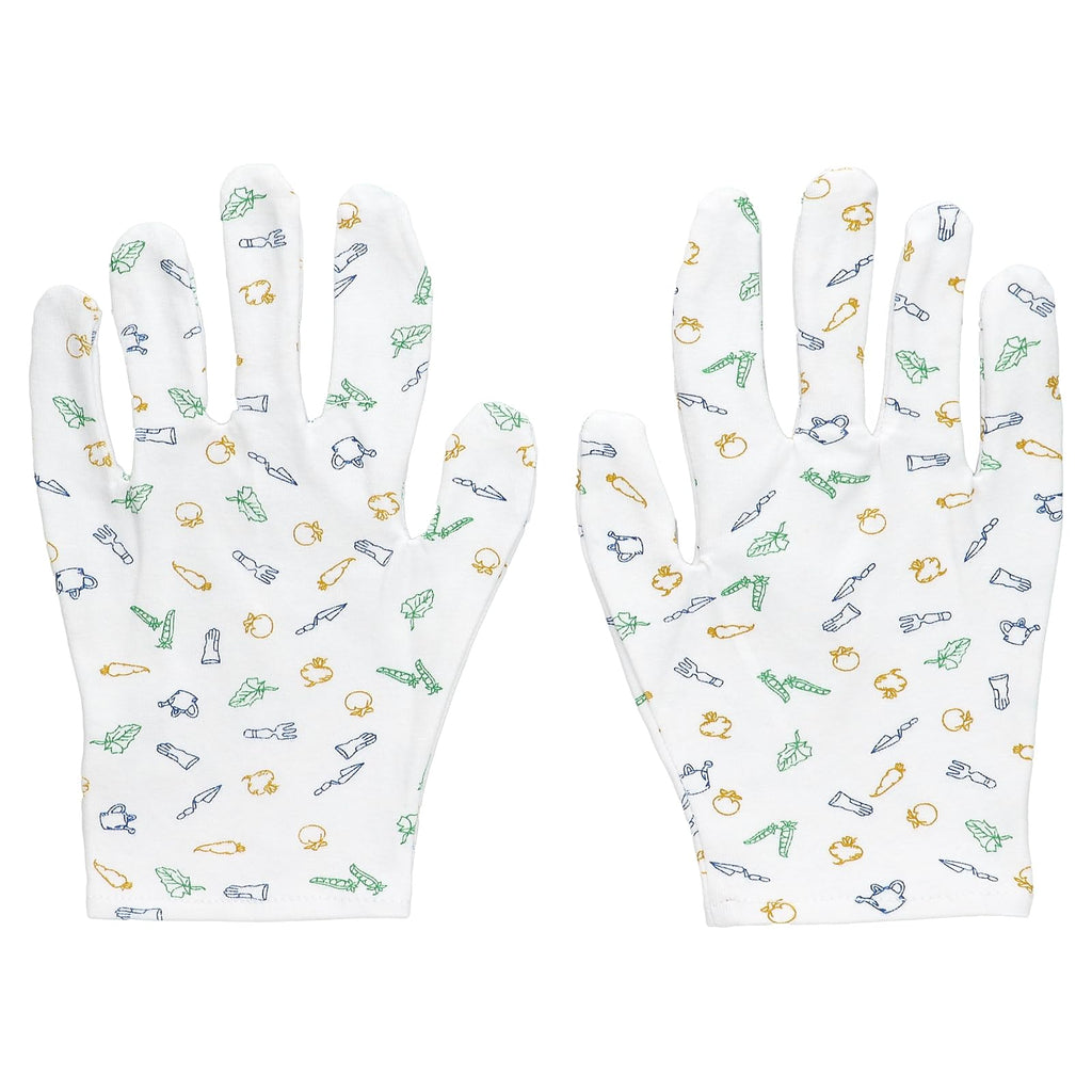 Earth Therapeutics Beauty Gloves Garden Print – Overnight Hand Therapy (1 Pair)