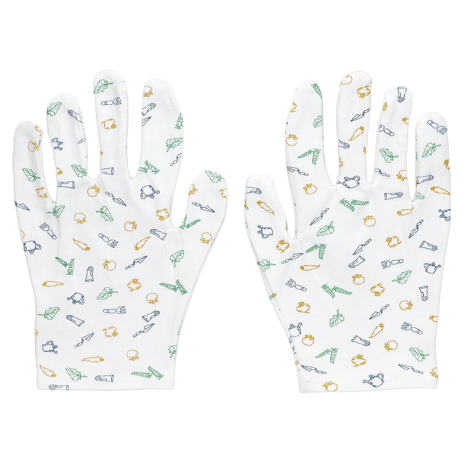 Earth Therapeutics Beauty Gloves Garden Print – Overnight Hand Therapy (1 Pair)