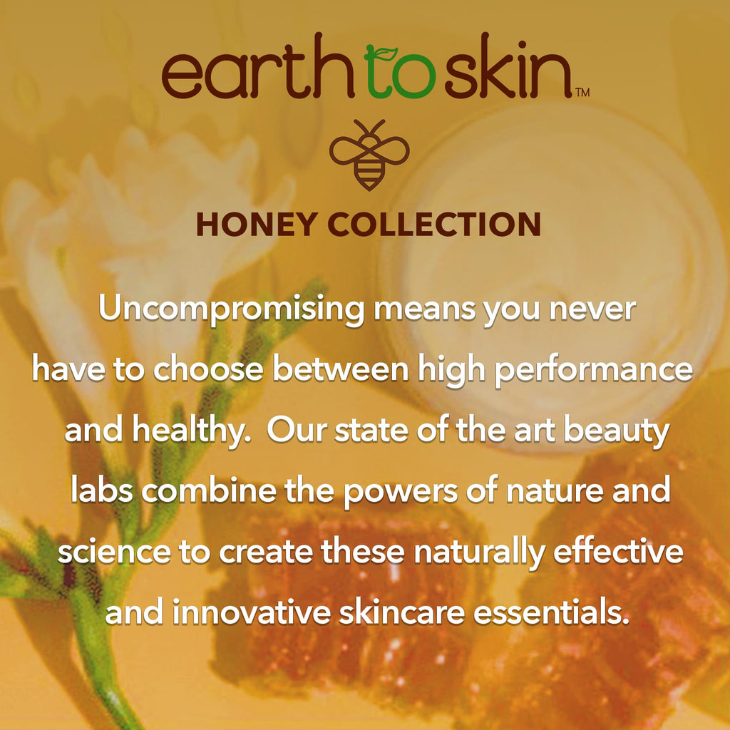 Earth To Skin Honey Manuka Day Gel Cream – Lightweight Facial Moisturizer with Hyaluronic Acid & Vitamin E | 4 oz