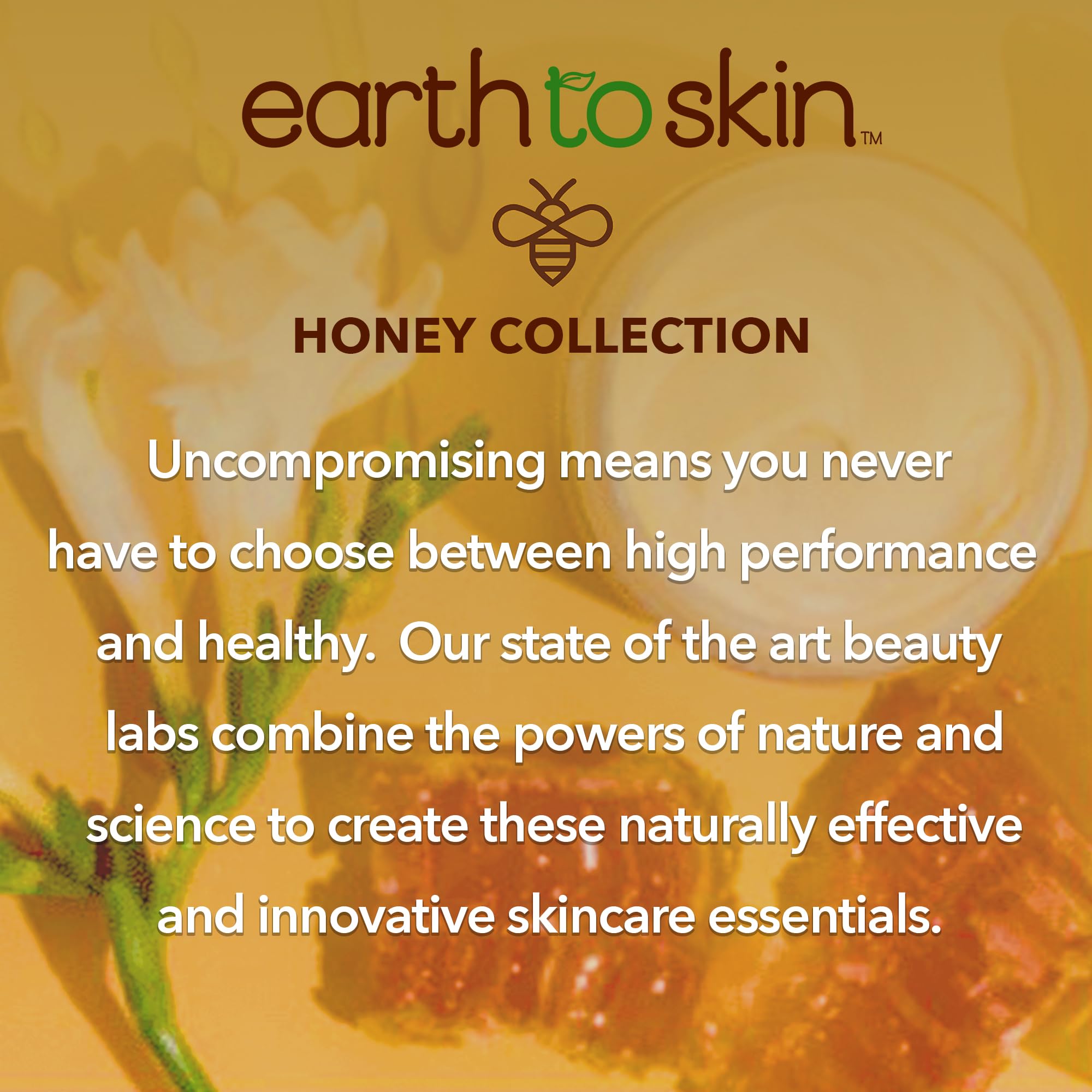 Earth To Skin Honey Manuka Day Gel Cream – Lightweight Facial Moisturizer with Hyaluronic Acid & Vitamin E | 4 oz