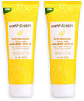 Earth To Skin Super Foods Lemon + Basil Hand & Body Creme Gel (8 oz) – Pack of 2