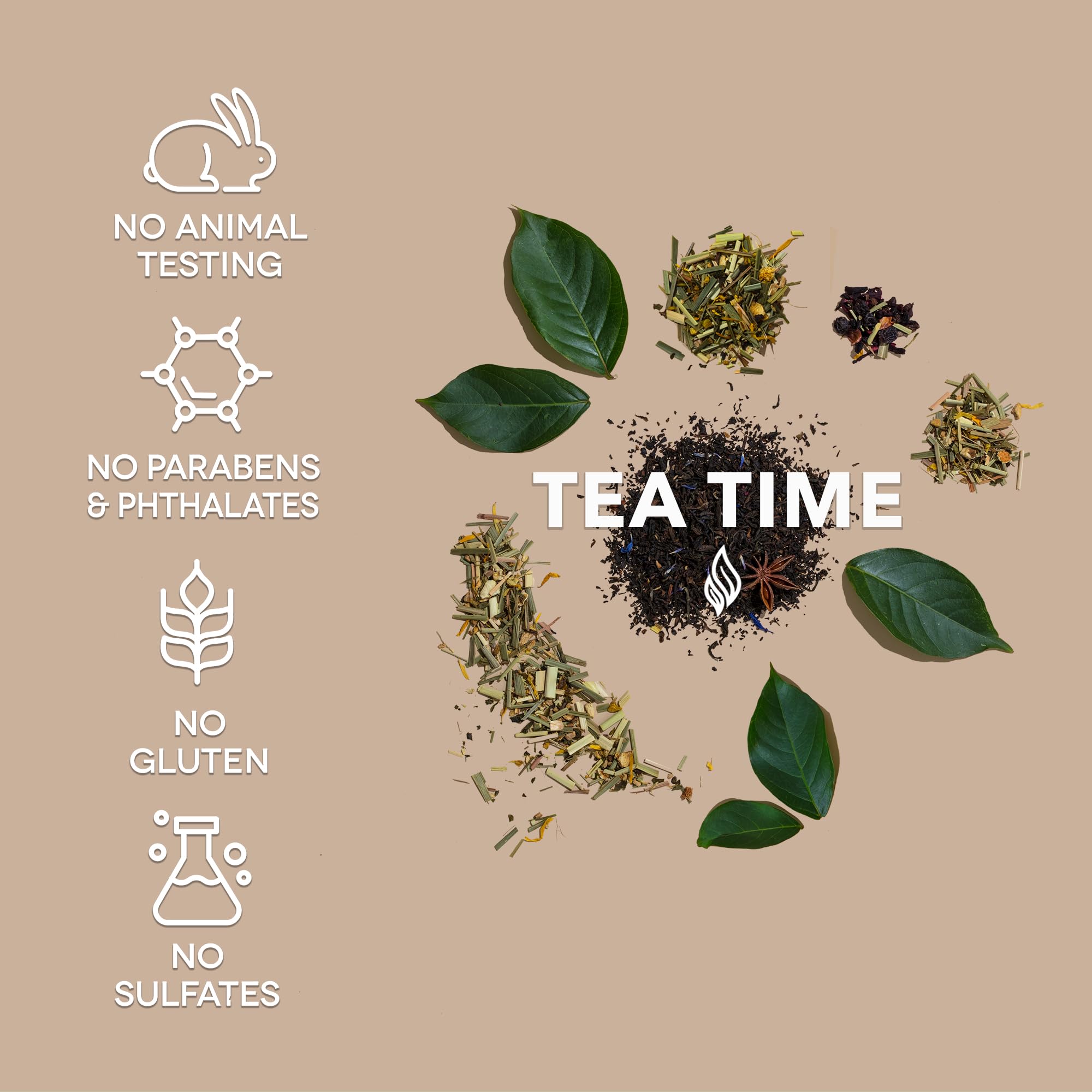 Earth To Skin Tea Time Chamomile Eye Cream – Hydrating & Soothing Eye Treatment with Vitamin E, Vitamin C & Jojoba Oil