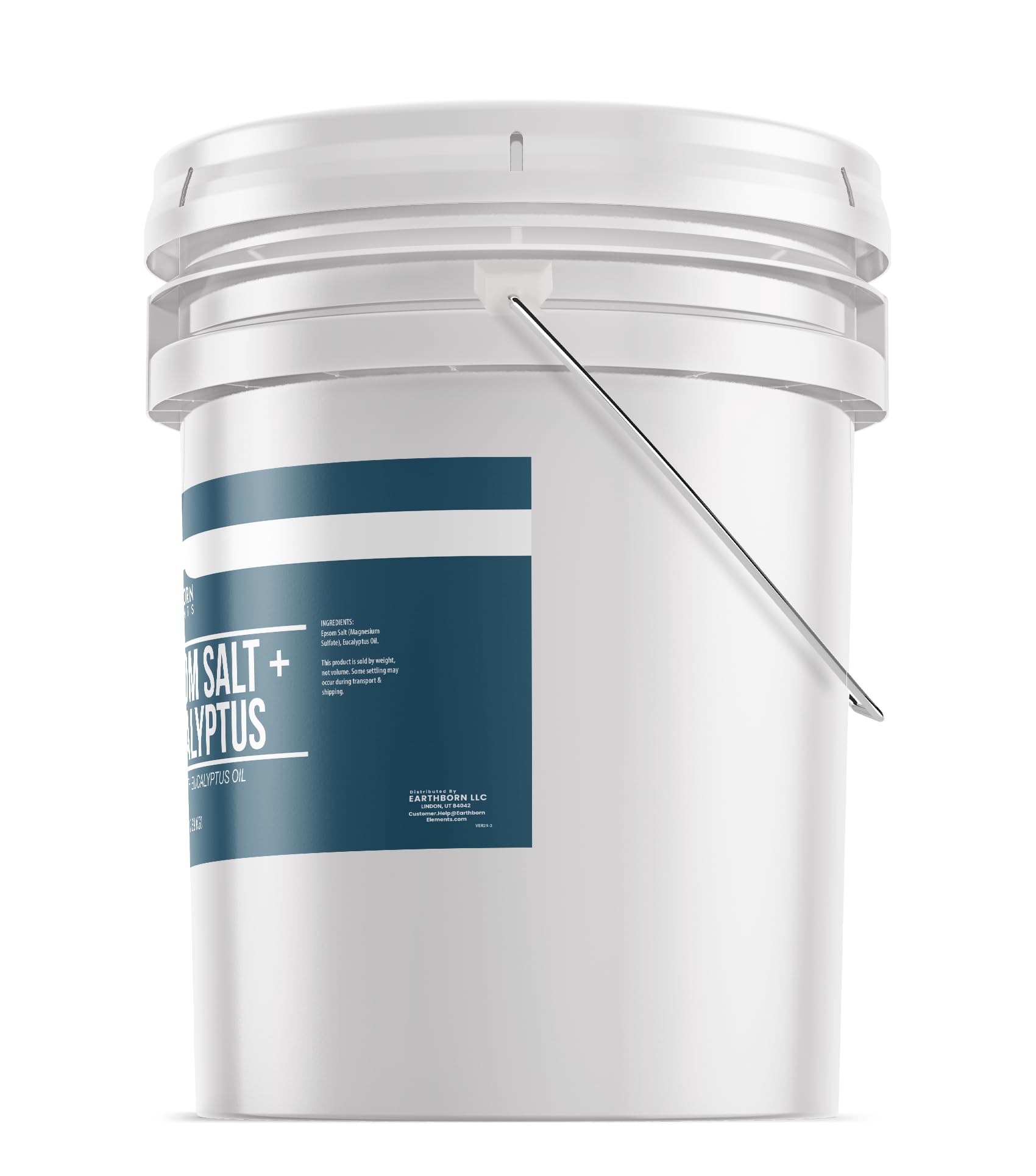 Earthborn Elements Eucalyptus Epsom Salt — 5 Gallon Bucket, Pure & Undiluted