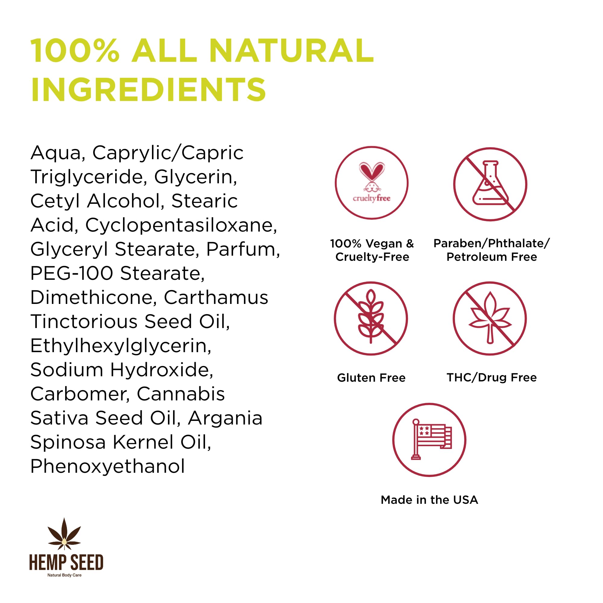 Earthly Body Hemp Seed Massage Oil - Nag Champa Scent, 8 oz | Vegan & Cruelty-Free