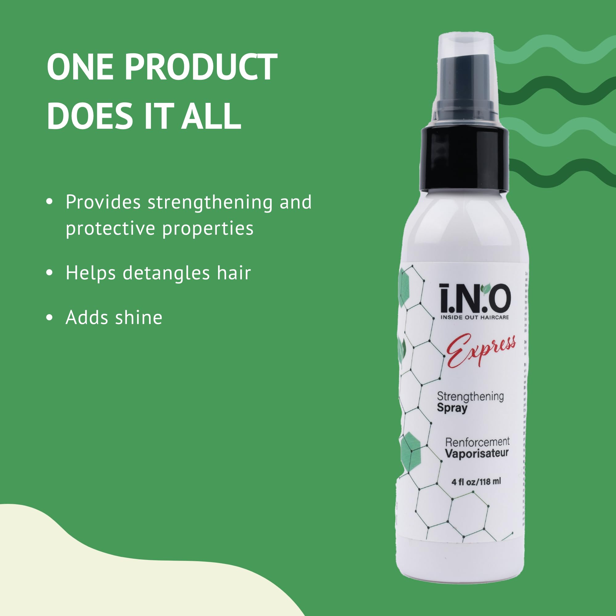 Earthly Body Inside Out Haircare Strengthening Express Spray – 4 fl oz | Vegan & Cruelty-Free