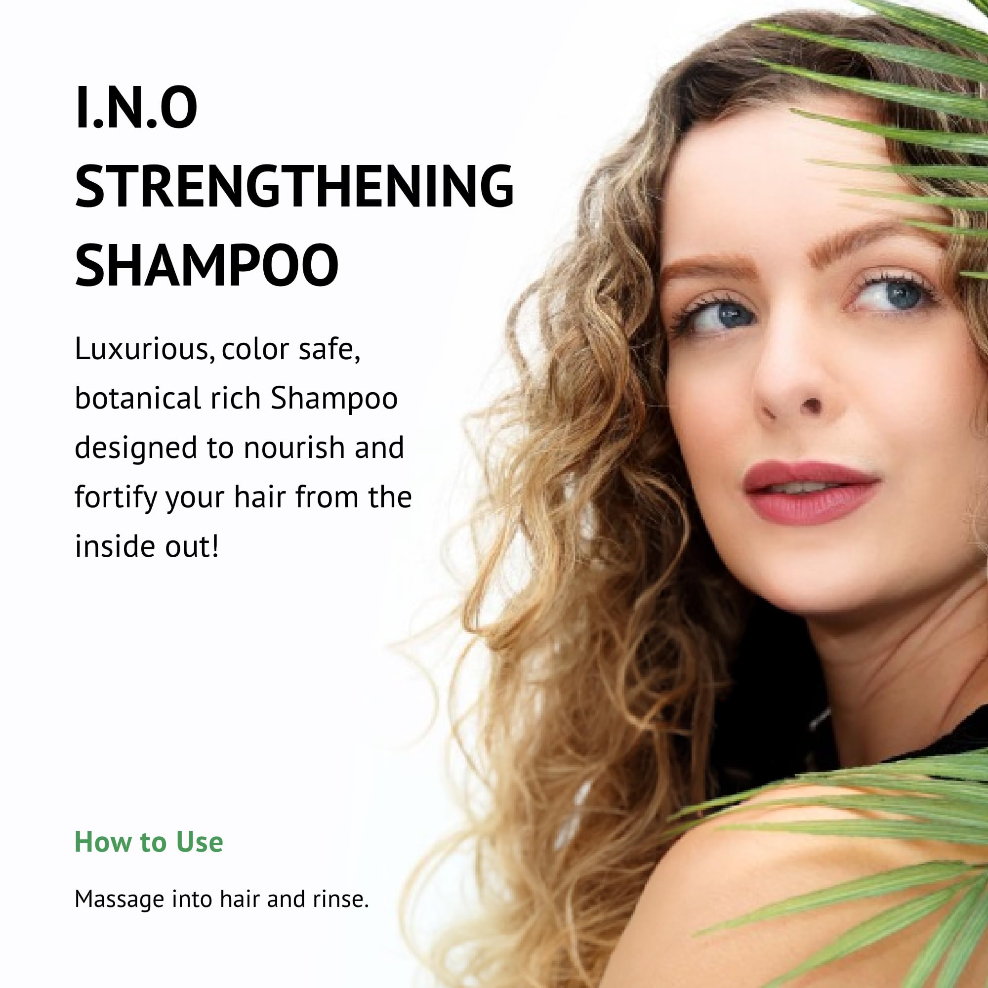 Earthly Body Inside Out Haircare Strengthening Shampoo — 8 fl oz | Strengthens, Moisturizes & Color Safe | Vegan & Cruelty-Free