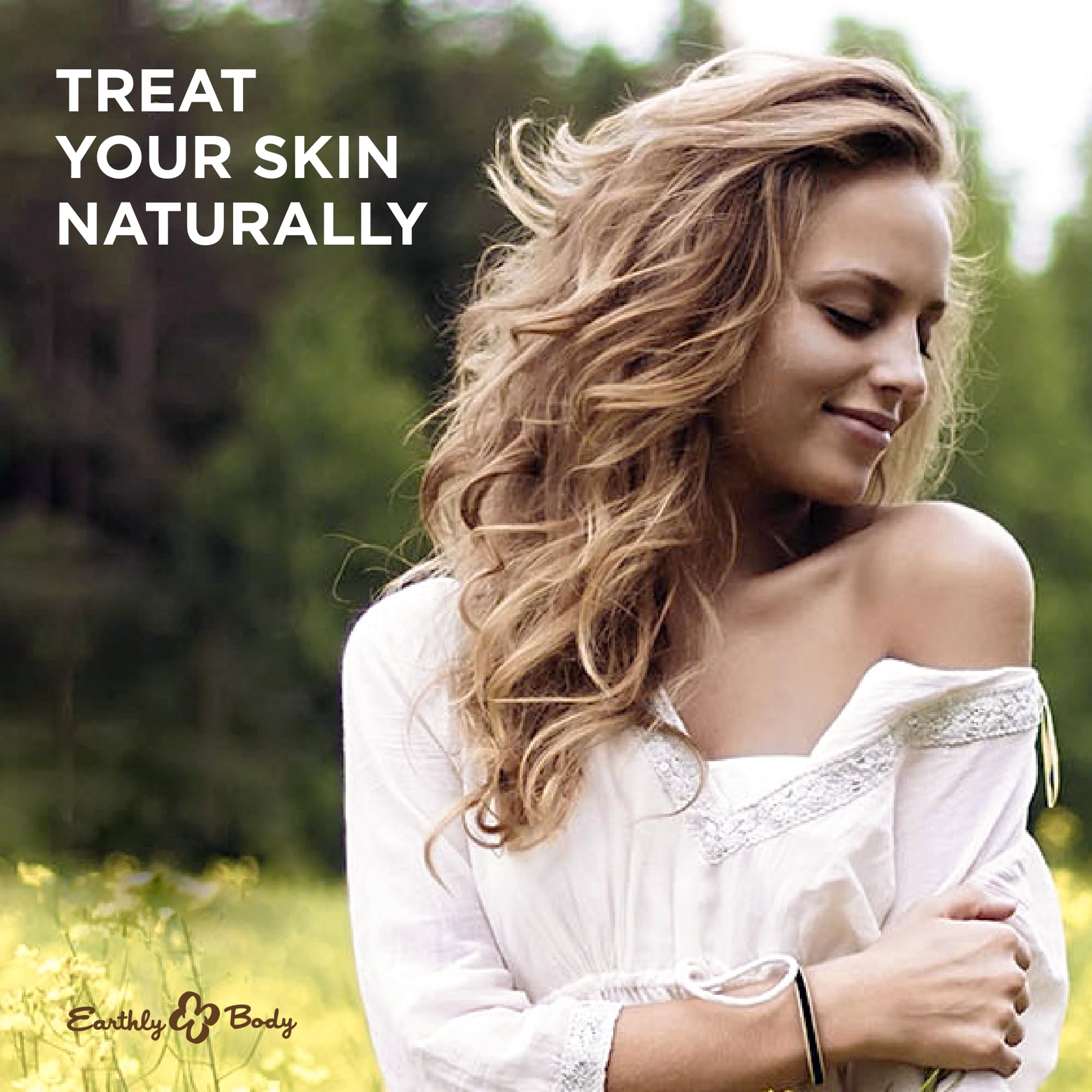 Earthly Body Miracle Oil – 1 oz, 100% Natural Tea Tree & Hemp Seed Oils