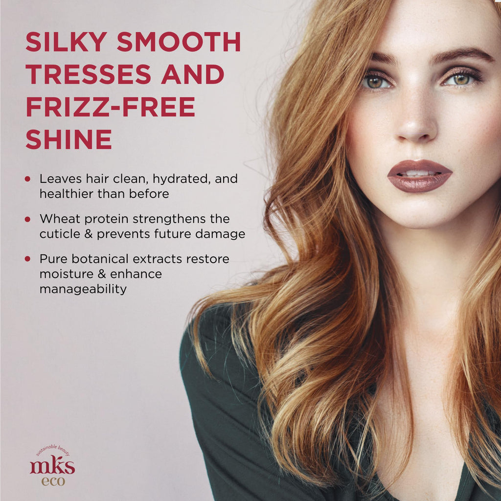 Earthly Body MKS eco Nourish Shampoo & Hydrate Conditioner Isle of You – 25 oz Each | Vegan, Cruelty-Free