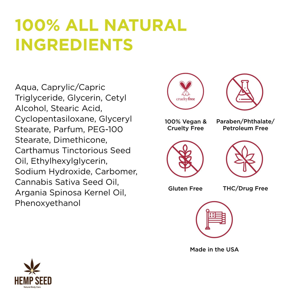 Earthly Body Hemp Seed Hand & Body Lotion – Naked in the Woods, 16 oz