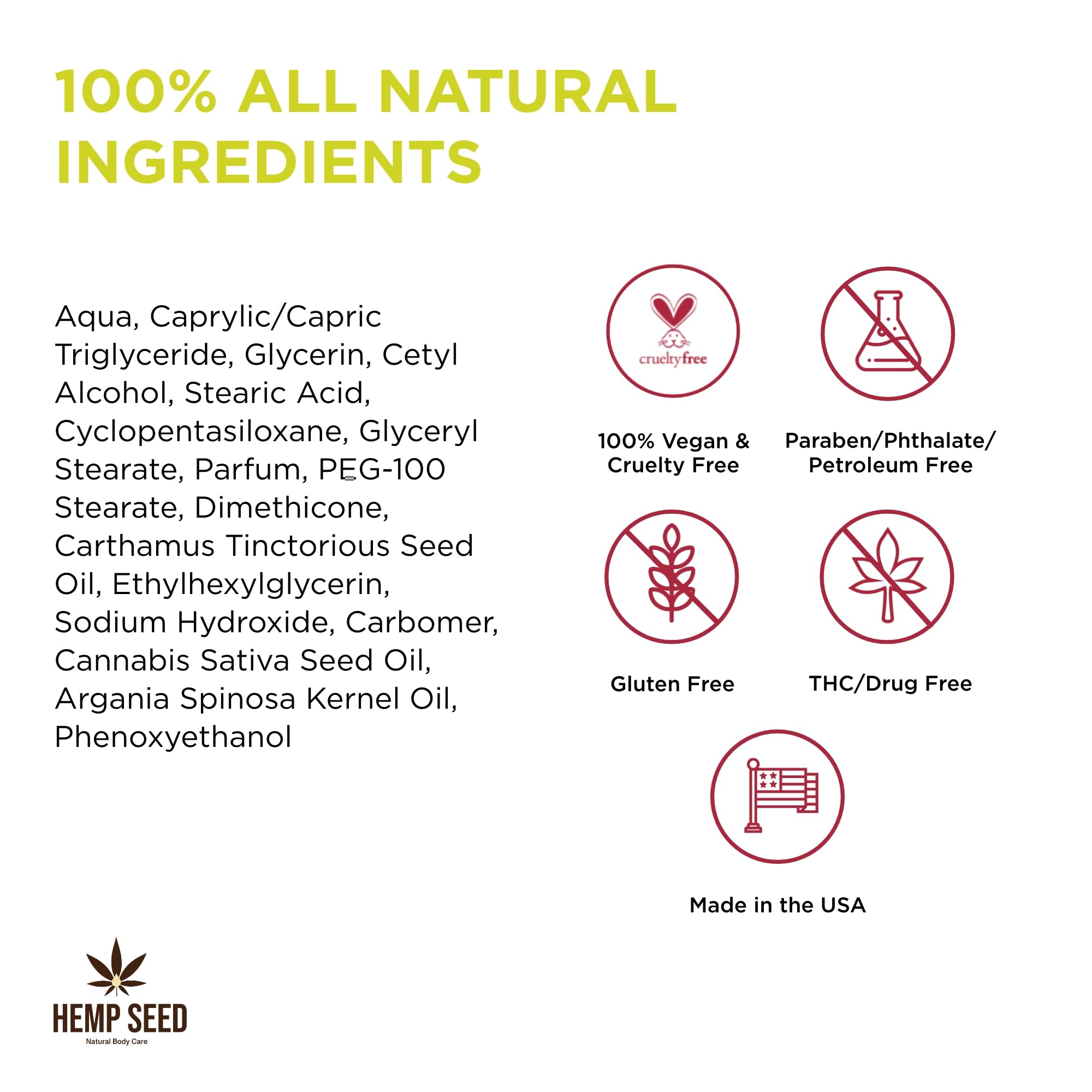 Earthly Body Hemp Seed Hand & Body Lotion – Naked in the Woods, 16 oz