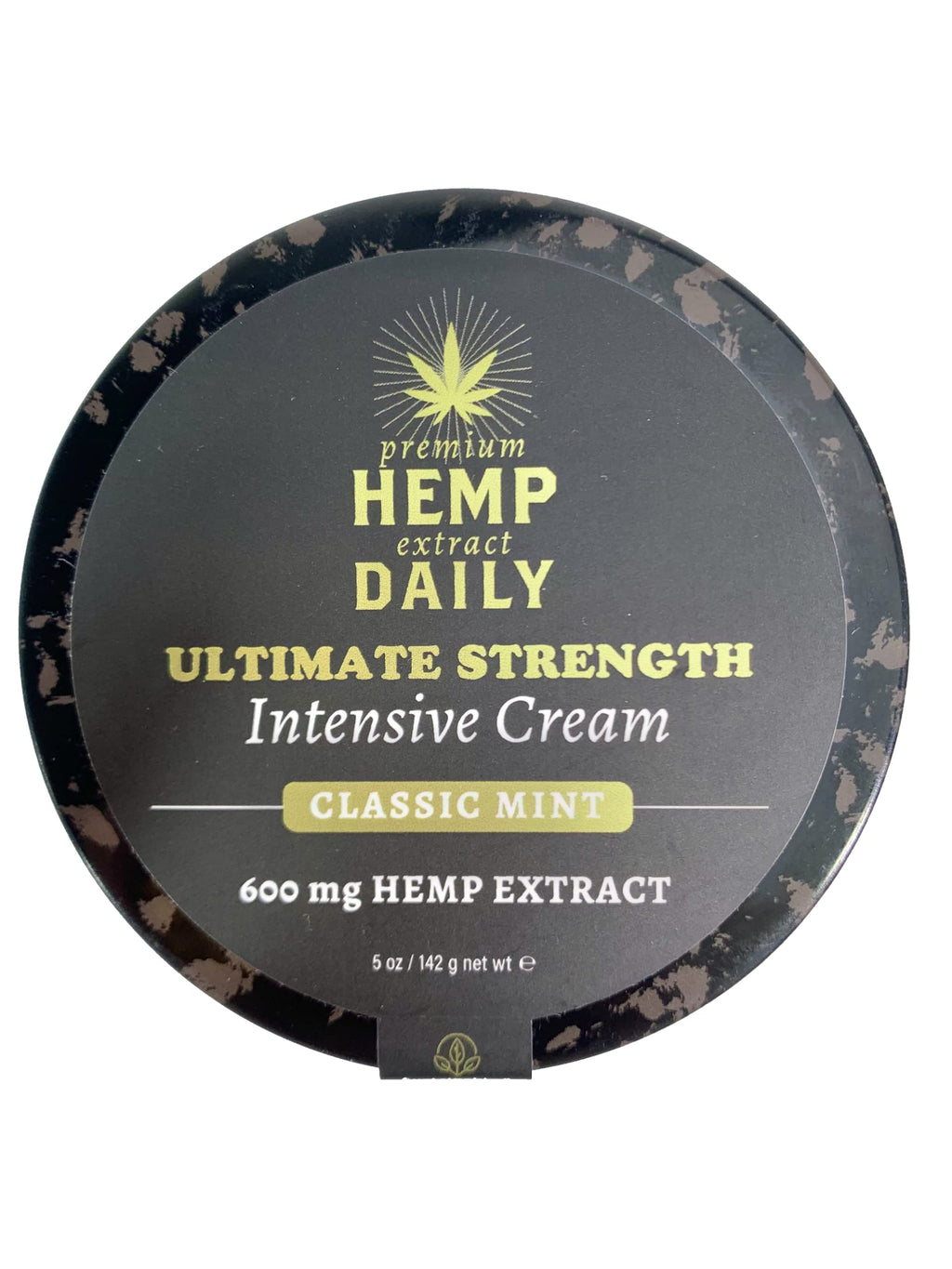 Earthly Body Premium Hemp Extract Daily Ultimate Cream – Menthol Mint, Argan, Jojoba & Rosehip – Lightweight, Fast-Absorbing Moisturizer, 5 oz