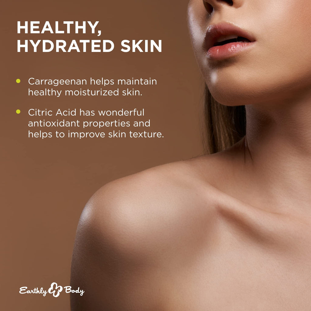 Earthly Body WaterSlide — 8 oz Water-Based Personal Moisturizer | 100% Natural, Vegan & Cruelty-Free