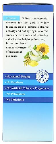 Earth's Care Acne Treatment Mask - 5% Sulfur for Clear Pores (2.5 oz Tube)