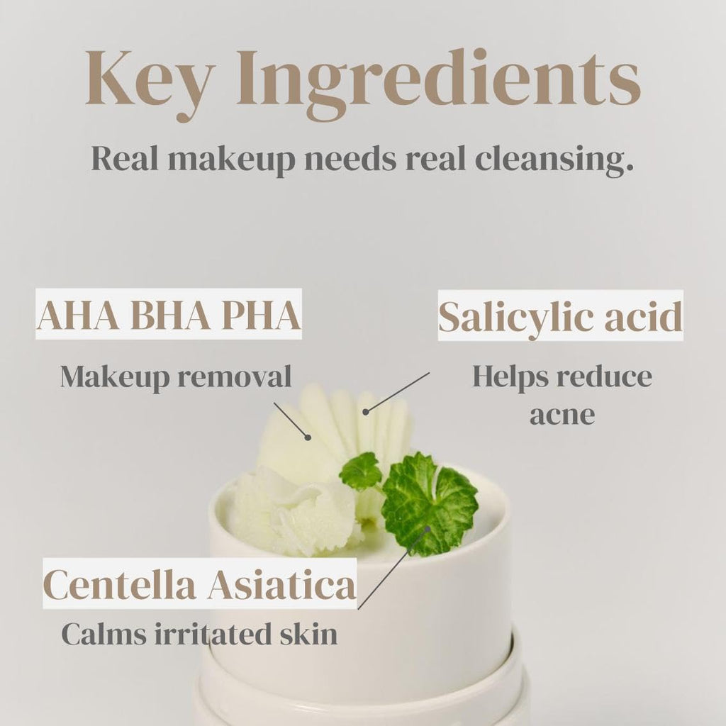 EARTHWARD Pore Perfect Grinding Cleansing Balm – Gentle Eye Makeup Remover for Waterproof Makeup, Pore Cleansing & Oil Control