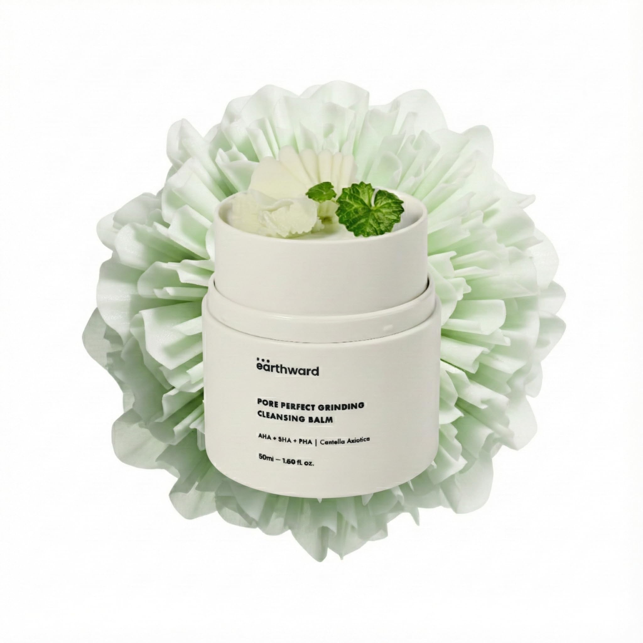 EARTHWARD Pore Perfect Grinding Cleansing Balm – Gentle Eye Makeup Remover for Waterproof Makeup, Pore Cleansing & Oil Control