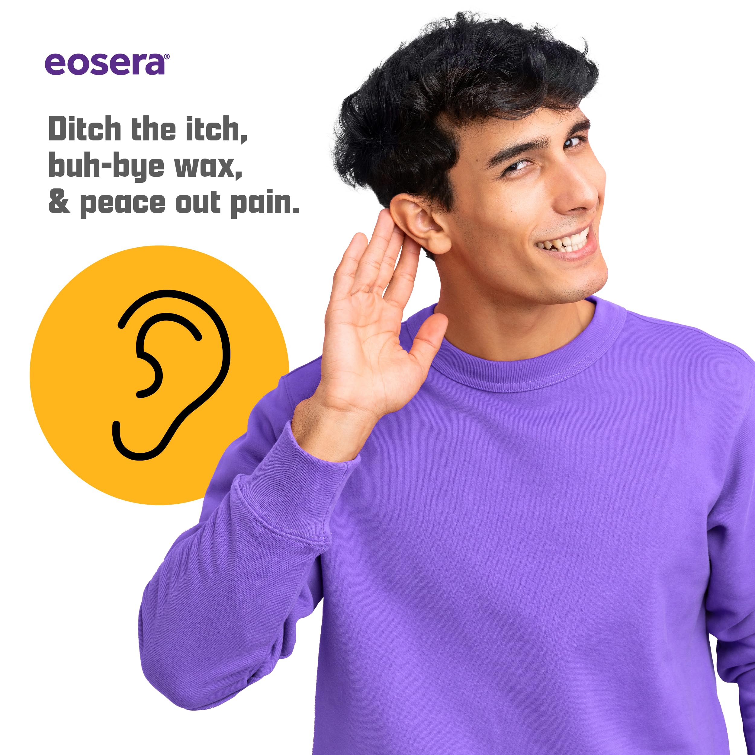 Earwax MD eosera Cleaning Kit – Fast-Acting Ear Wax Drops & Rinse Bulb