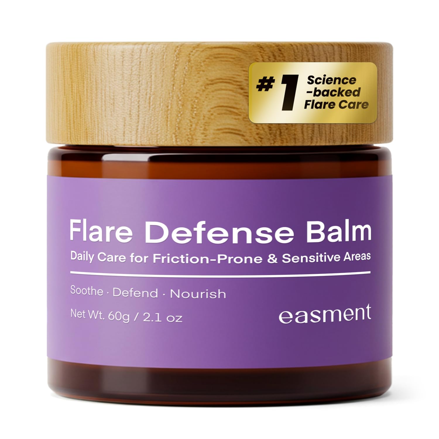 Easment Flare Defense Balm for Hidradenitis Suppurativa – 2 oz | Microsilver BG™ + Zinc Oxide