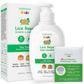 Easment Lice Shampoo & Comb Kit for Kids — Tea Tree & Rosemary Oils, Pump Bottle, 3+