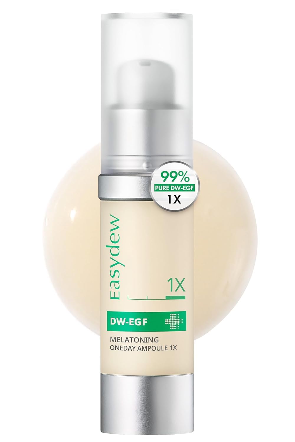 Easydew DW-EGF Melatoning Ampoule 1X | Hydrating Dark Spot Serum with Niacinamide & Glutathione