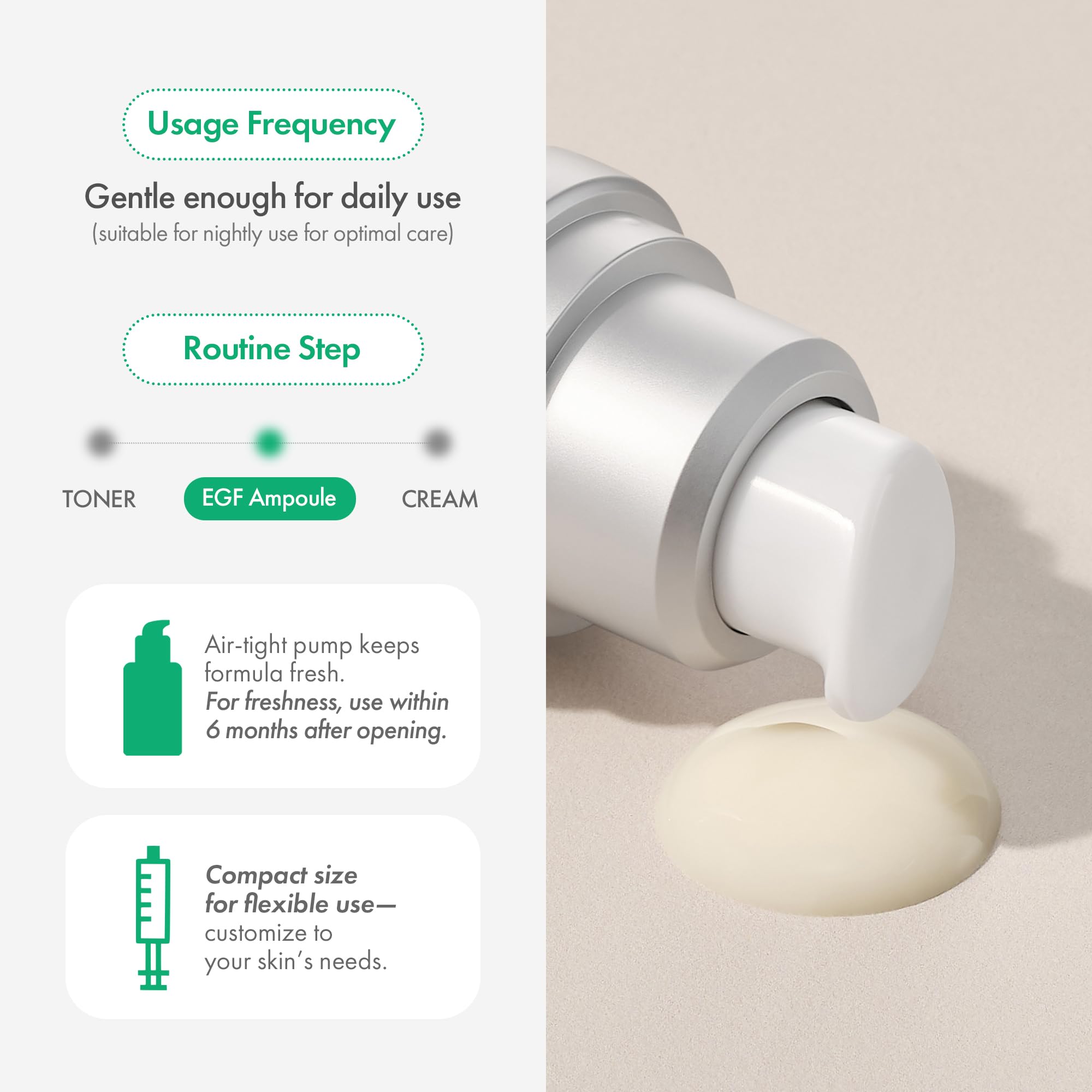 Easydew DW-EGF Melatoning Ampoule 5X – Hydrating Serum with Niacinamide & Glutathione