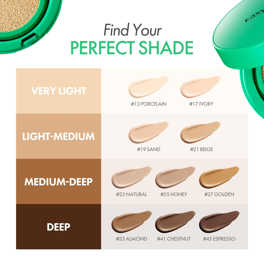 Easydew Mela B Toning Ampoule Cushion Refill – 2-in-1 Skincare & Foundation | EASYDEW