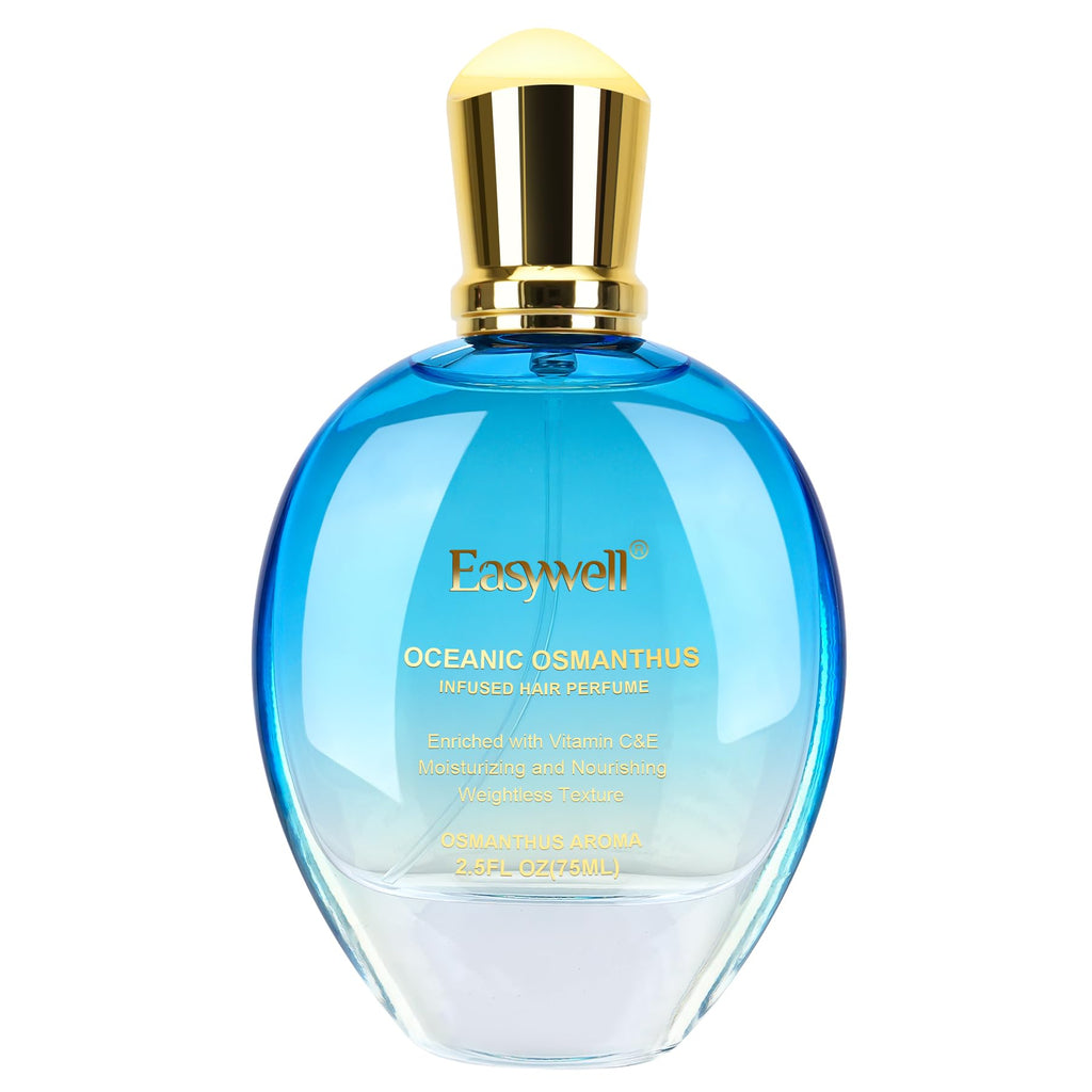 EASYWELL Hair Perfume for Women – Oceanic Osmanthus, Vitamin B5, 2.5 fl oz