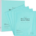 Ebanel Bio Collagen Mask – 4-Pack Hydrating Hydrogel Masks with 7 Peptides & Hyaluronic Acid