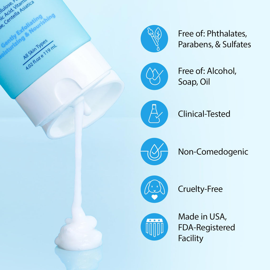 Ebanel 2-Pack Brightening Peeling Gel – Gentle Facial & Body Exfoliator