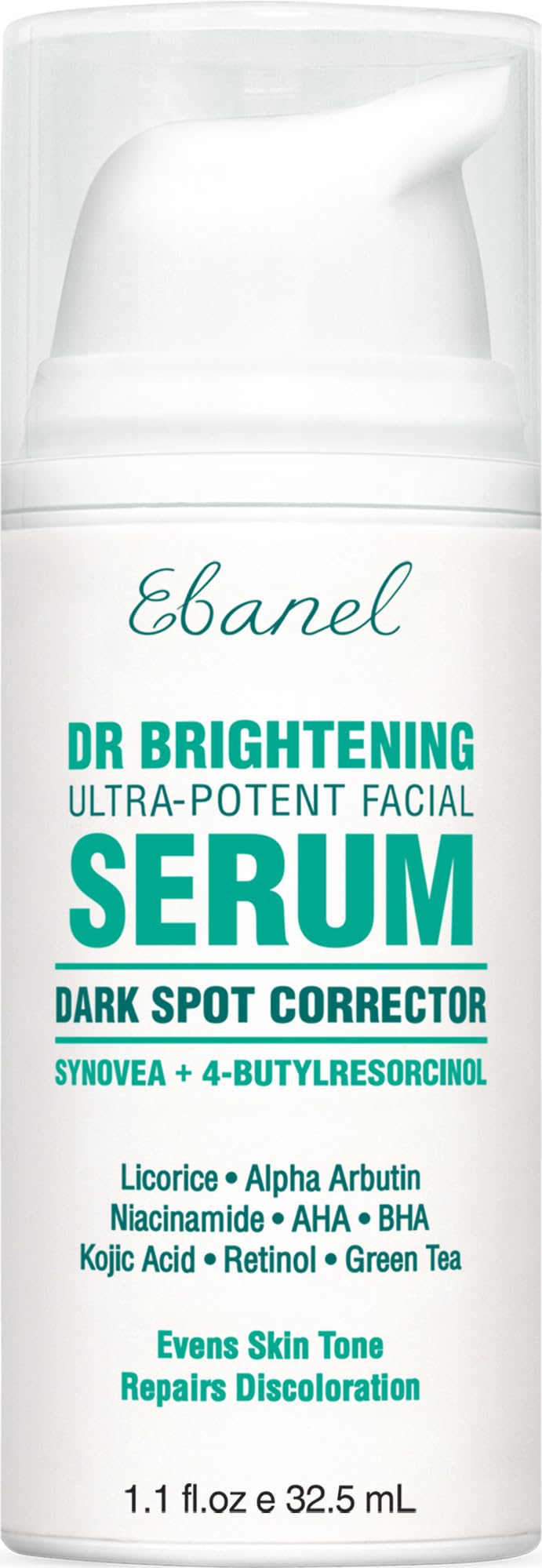 Ebanel Dark Spot Remover for Face & Body – Brightening Serum with Synovea HR & Alpha Arbutin