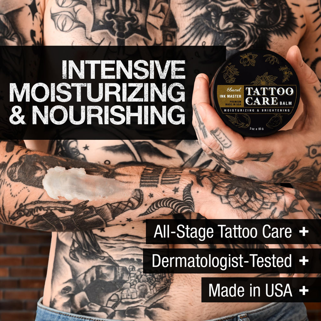 Ebanel 5% Lidocaine Numbing Cream & Tattoo Balm Set – Numb520 Topical Anesthetic Pain Relief and Premium Tattoo Aftercare Butter (3 Oz)