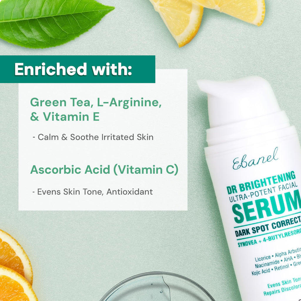 Ebanel Dark Spot Remover for Face & Body – Brightening Serum with Synovea HR & Alpha Arbutin