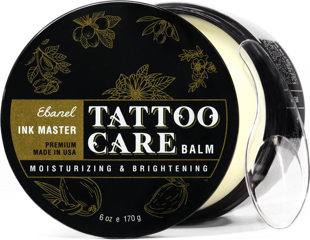 Ebanel Tattoo Balm 6oz – Premium All-Stage Tattoo Aftercare for Ink Brightness & Hydration